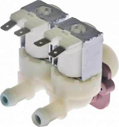 Válvula magnética doble recto 230VAC entrada 3/4" reducción entrada A 10l/min