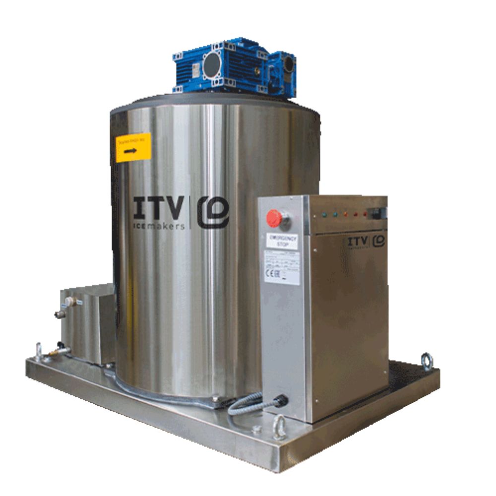 Máquina de hielo en escamas ITV SCALA 600 CO₂ SPLIT | Producción 600 kg/día | CO₂ subcrítico
