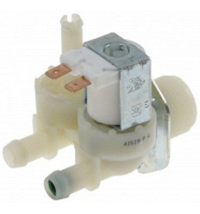 Válvula magnética doble recto 230VAC entrada 3/4" reducción entrada A 10l/min