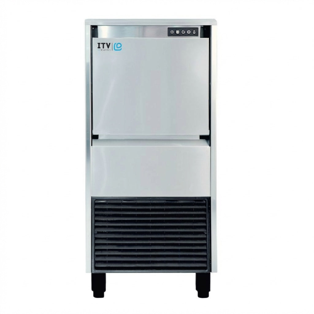 Máquina de hielo nugget profesional ITV IQN 90C producción 94 kg día acero inoxidable AISI 304 hostelería