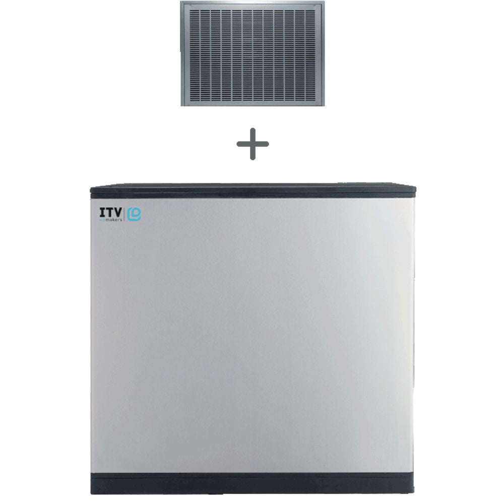 Máquina de hielo ITV SPIKA MS410R Remota | 405 kg/día | Cubito Dado y Medio Dado